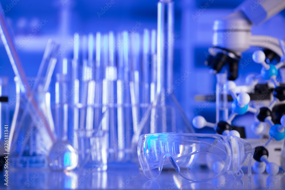 Laboratory equipment composition. Science concept. Laboratory equipment composition. Science concept.