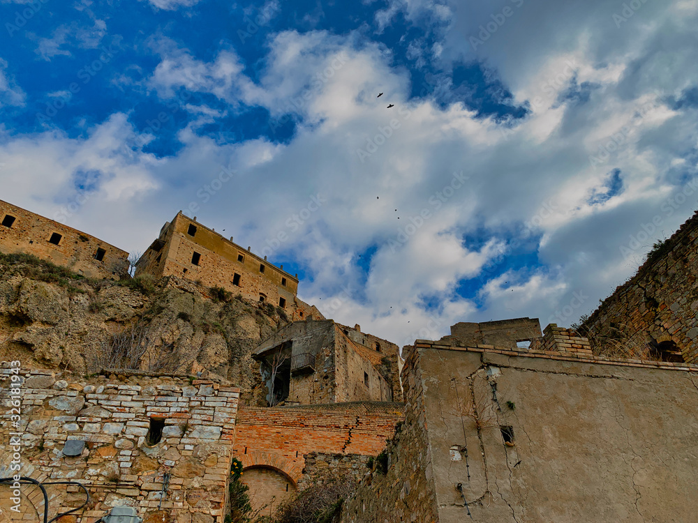 Craco, ghost town of southern Italy.