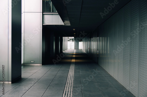 empty corridor in a modern building