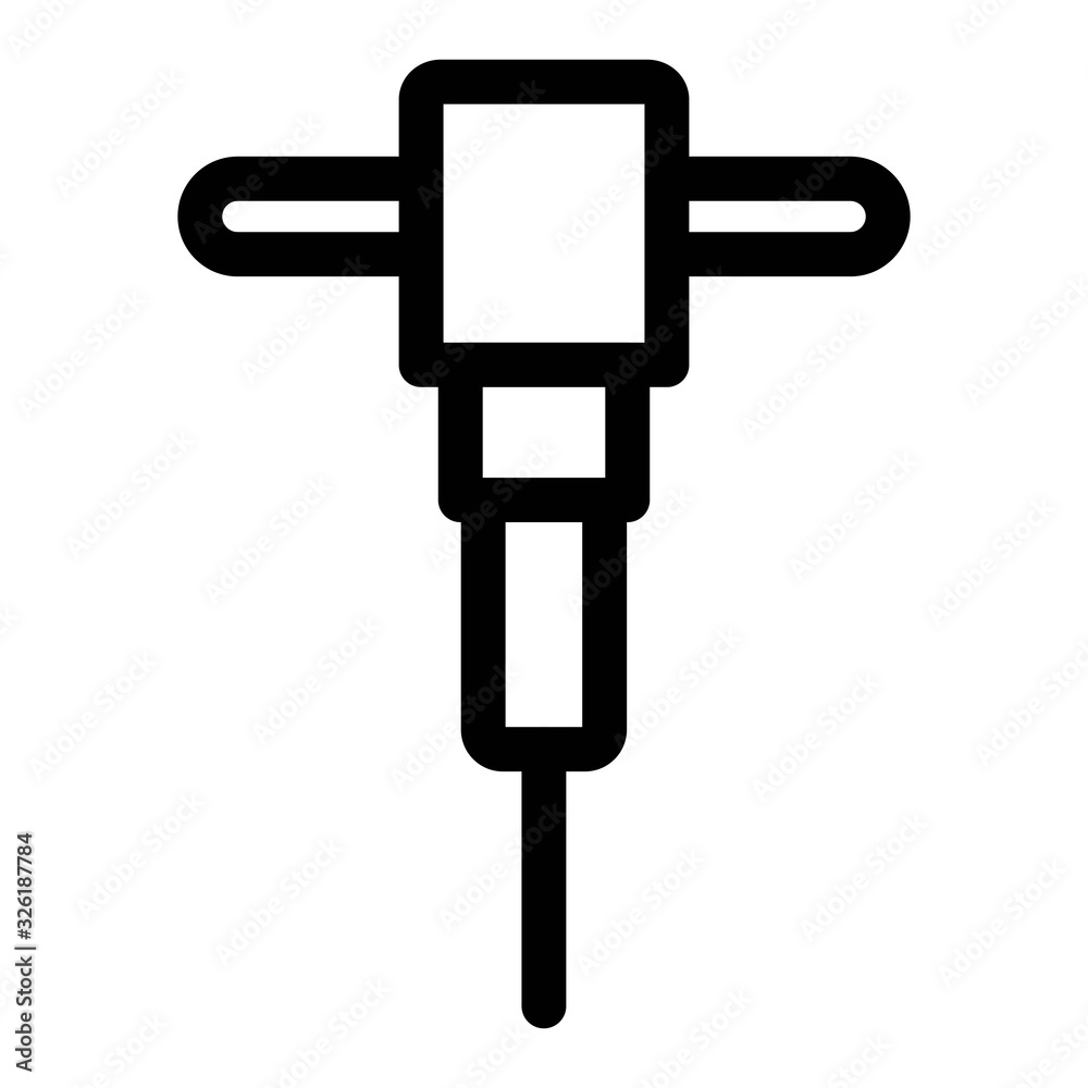 Gimlet machine icon. Drilling, digging tool symbol. Hand gimlet tool. Gimlet machine icon. Drilling, digging tool symbol. Hand gimlet tool.