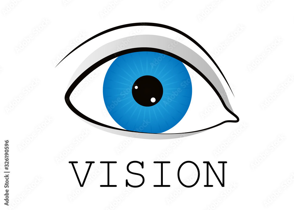 Vision Logo Vector - Isolated On White Background. Modern Eye Logo For News, Media And New Vision Logo. Flat Eye Icon. Abstract Concept Of Vision Vector Vision Logo Vector - Isolated On White Background. Modern Eye Logo For News, Media And New Vision Logo. Flat Eye Icon. Abstract Concept Of Vision Vector