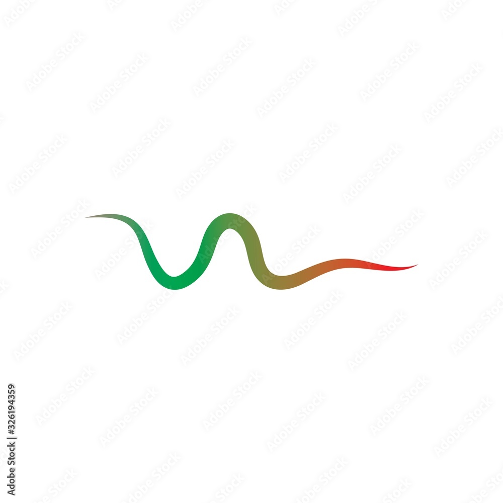 Sound waves vector illustration Sound waves vector illustration