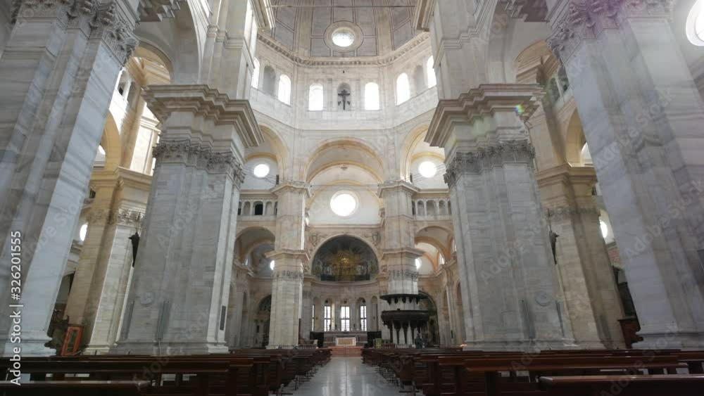 Pavia, Italy, interior columns of the cathedral Pavia, Italy, interior columns of the cathedral