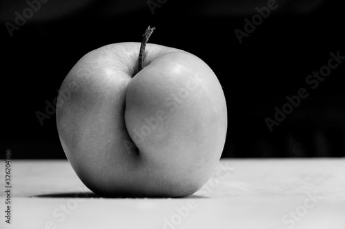 an Apple that looks like a part of a person's body
