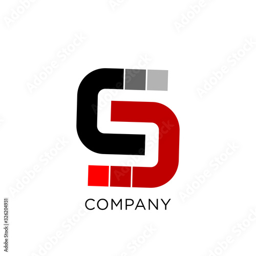 s abstract business logo