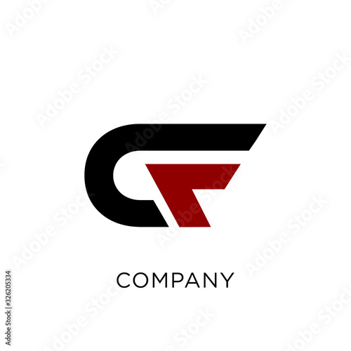 cf abstract business logo