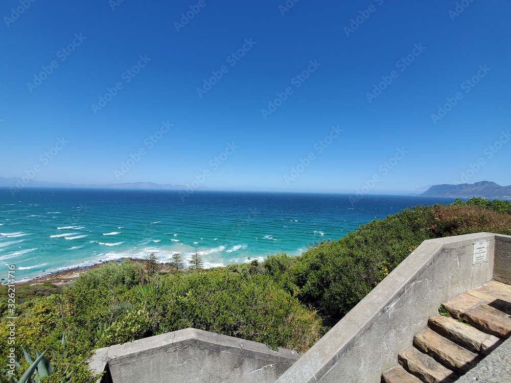 Stairs to the beach near Cape Town South Africa