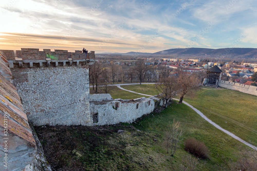 Castle of Siklos on a sunny winter day. Castle of Siklos on a sunny winter day.
