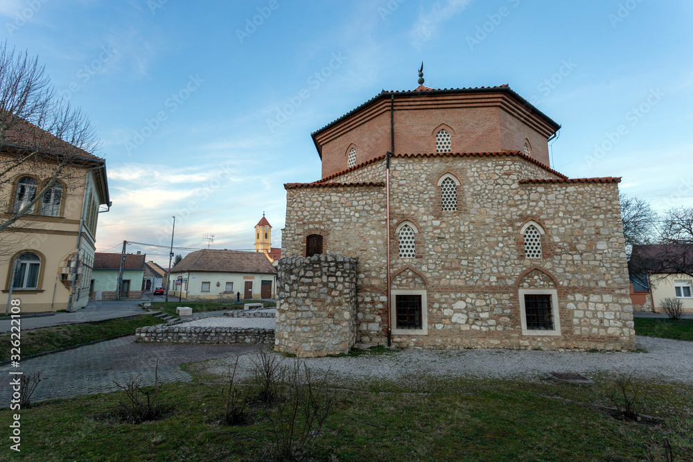 Malkocs Bej Mosque in Siklos, Hungary.