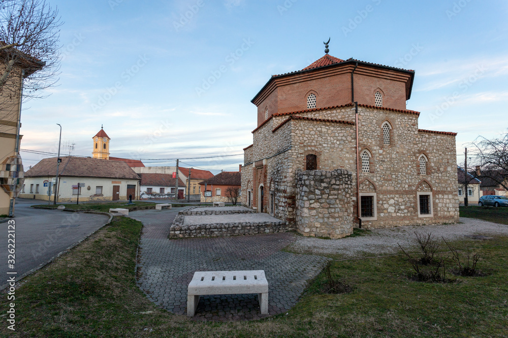 Malkocs Bej Mosque in Siklos, Hungary.