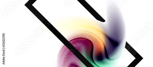 Abstract background, fluid mixing gradient liquid style colors composition. Vector Illustration For Wallpaper, Banner, Background, Card, Book Illustration, landing page