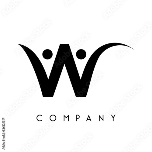 vv abstract company logo