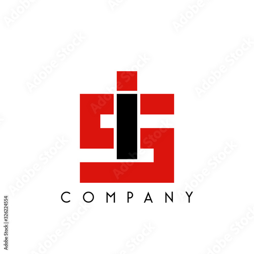 si or is logo design