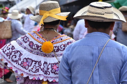 pollera panama folklor women dress typical