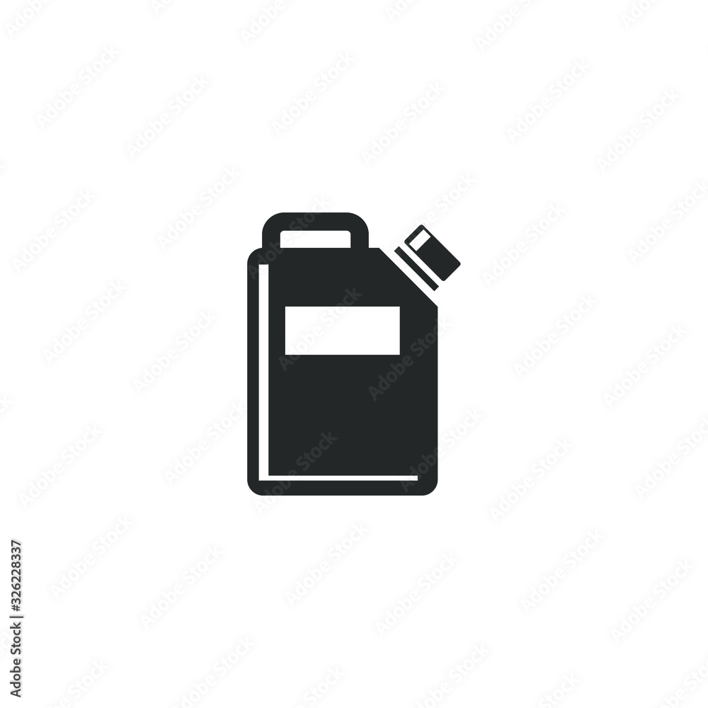 jerrycan oil icon template color editable. Canister of gasoline symbol vector sign isolated on white background illustration for graphic and web design. jerrycan oil icon template color editable. Canister of gasoline symbol vector sign isolated on white background illustration for graphic and web design.