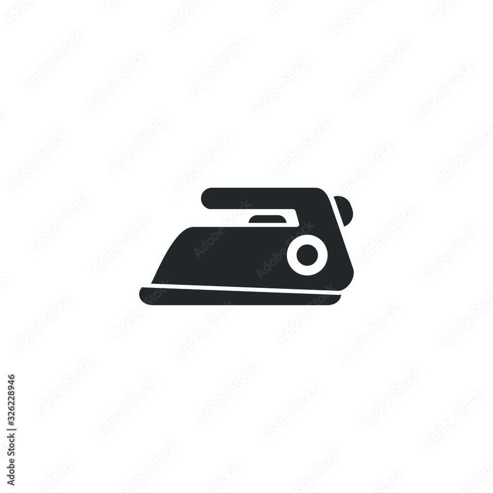 smoothing iron icon template color editable. smoothing iron symbol vector sign isolated on white background illustration for graphic and web design. smoothing iron icon template color editable. smoothing iron symbol vector sign isolated on white background illustration for graphic and web design.