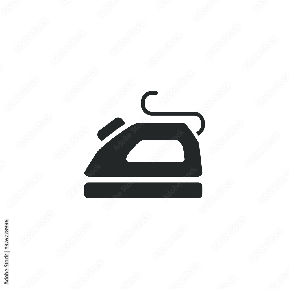 smoothing iron icon template color editable. smoothing iron symbol vector sign isolated on white background illustration for graphic and web design. smoothing iron icon template color editable. smoothing iron symbol vector sign isolated on white background illustration for graphic and web design.