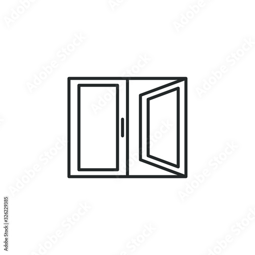 window icon template color editable. window symbol vector sign isolated on white background. Simple logo vector illustration for graphic and web design.