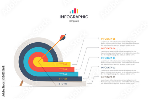 Vector infographic template