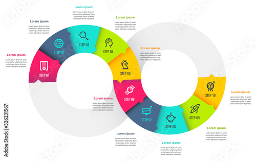 Vector infographic template