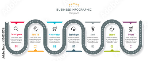 Vector infographic template