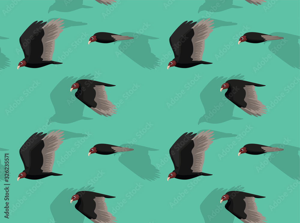 Turkey Vulture Flying Animate Cartoon Vector Seamless Background Wallpaper-01 Stock Vector | Adobe Stock Turkey Vulture Flying Animate Cartoon Vector Seamless Background Wallpaper-01 Stock Vector | Adobe Stock