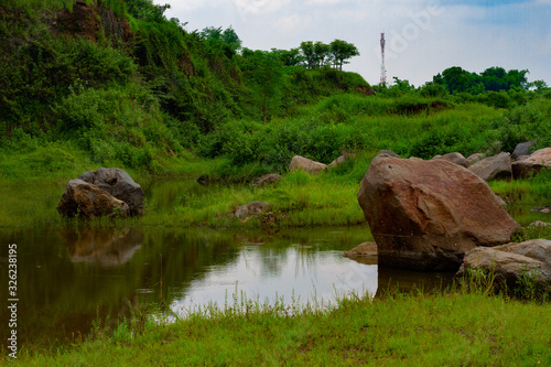 Abandon Sand Mine, change to beautiful landscape