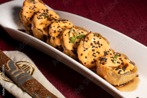 Sushi empanizado  