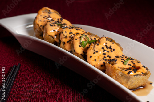 Sushi empanizado  