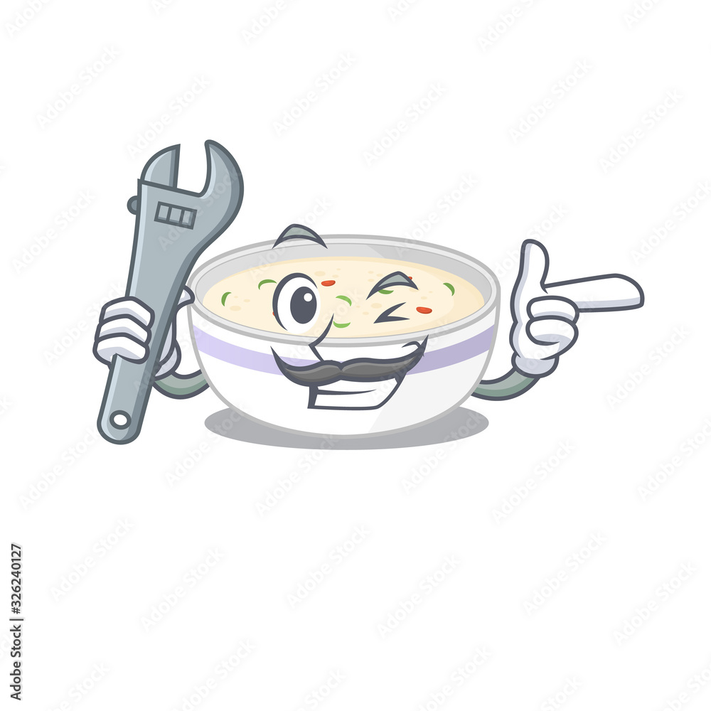 Smart Mechanic steamed egg cartoon character design Smart Mechanic steamed egg cartoon character design