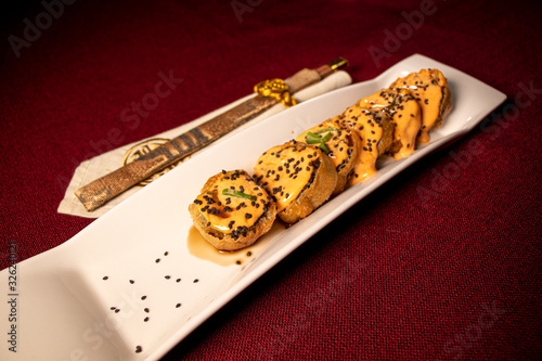 Sushi empanizado  