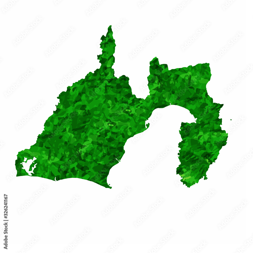 静岡　地図　緑　アイコン