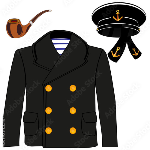 Military form of the sailor of the marine