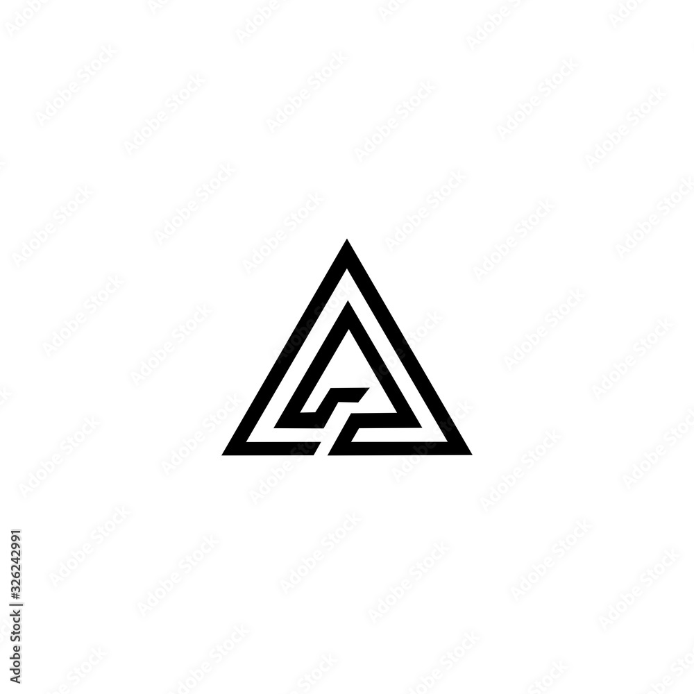 AA logo icon design template elements AA logo icon design template elements