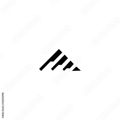 AA A Letter Initial Logo Design