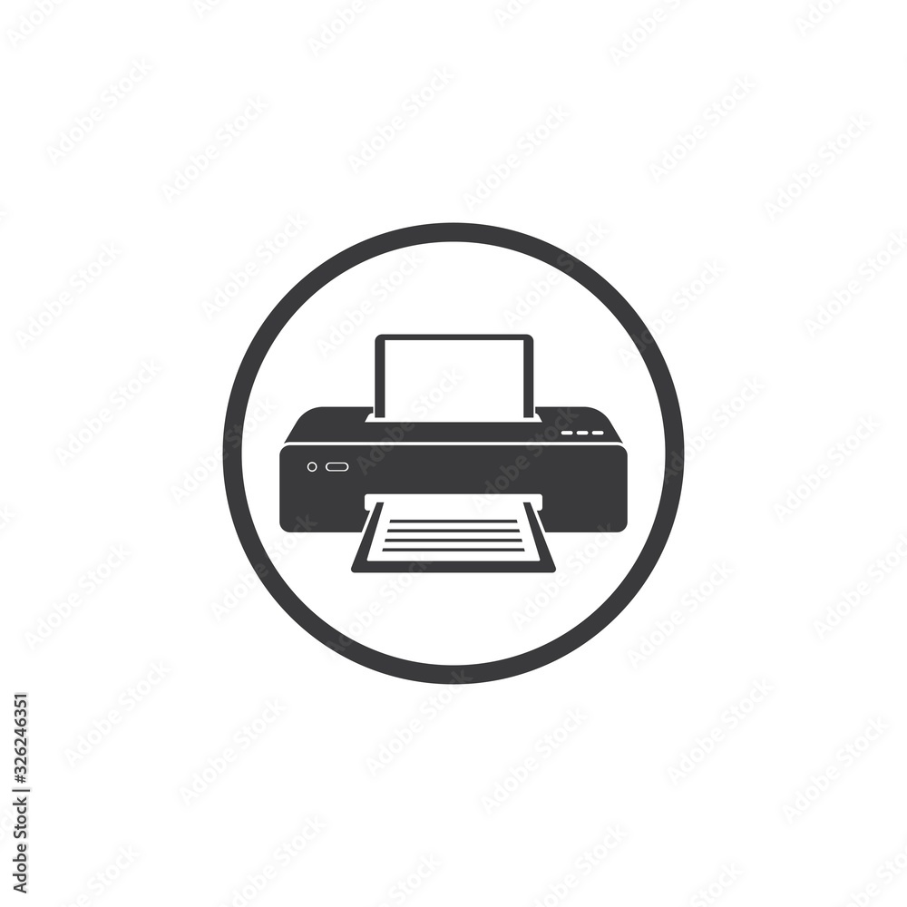 printer vector icon illustration design printer vector icon illustration design