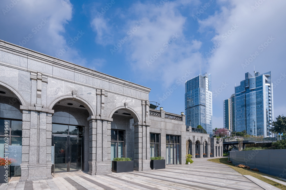 building in the city of chongqing, in china. building in the city of chongqing, in china.