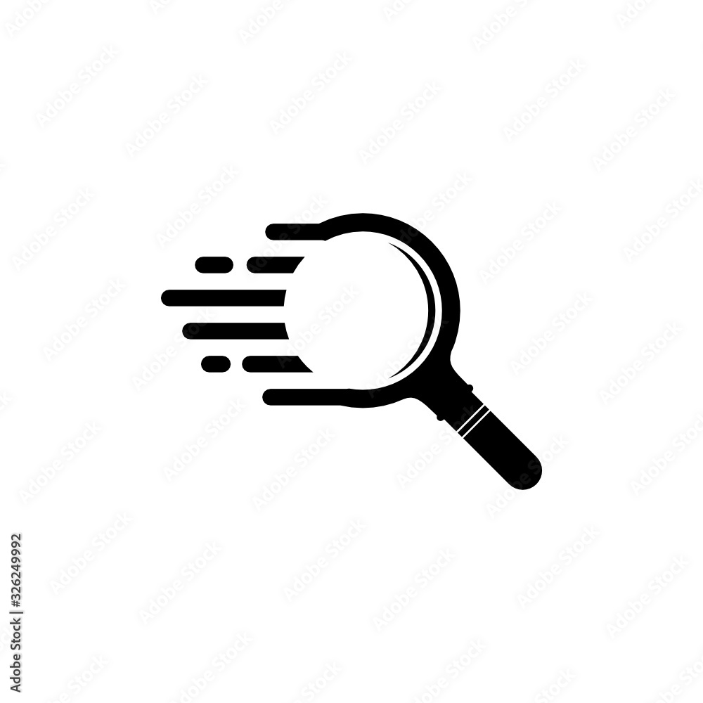 magnifying glass on white background magnifying glass on white background