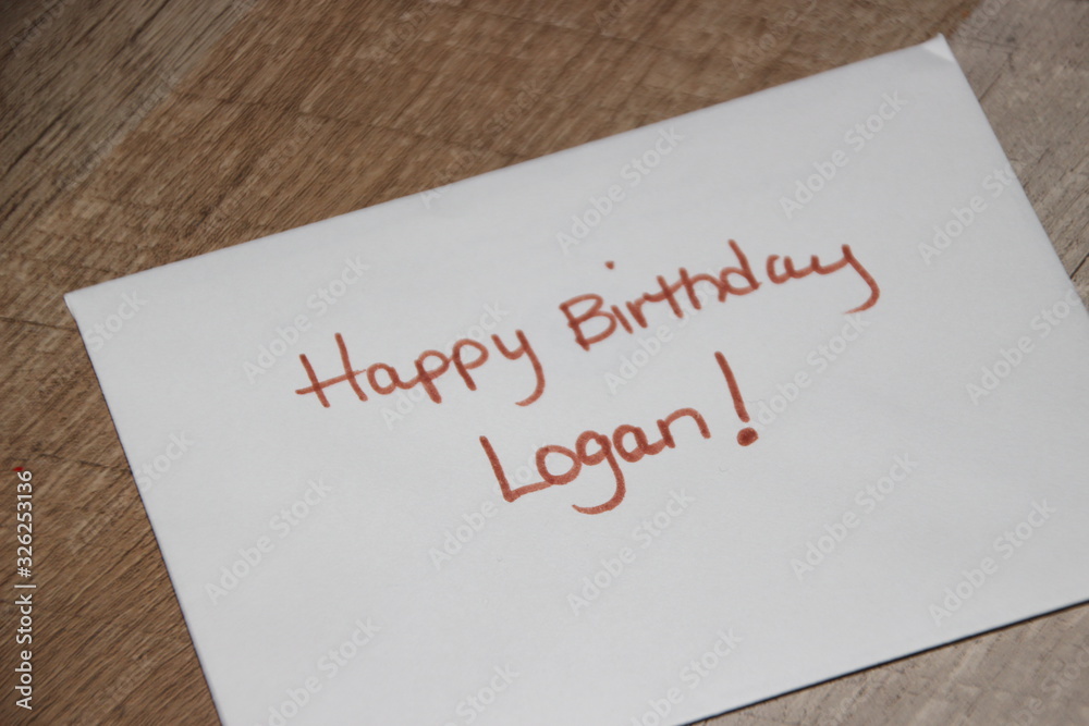 Happy Birthday to Logan Text Happy Birthday to Logan Text