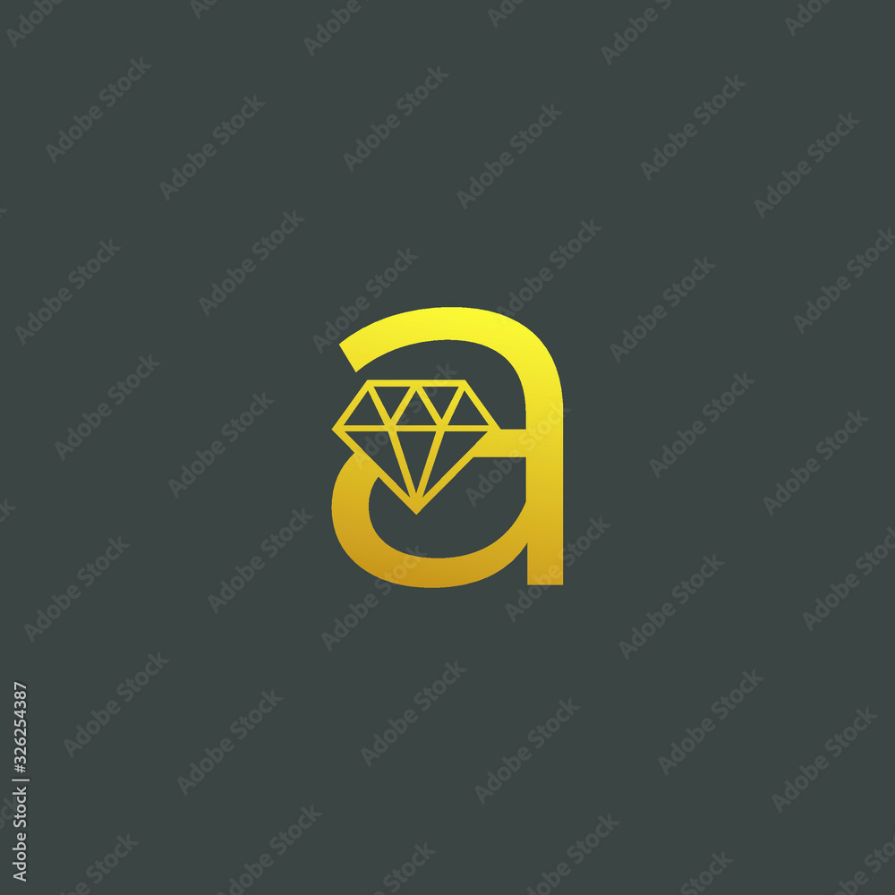 initial letter with diamond initial letter with diamond