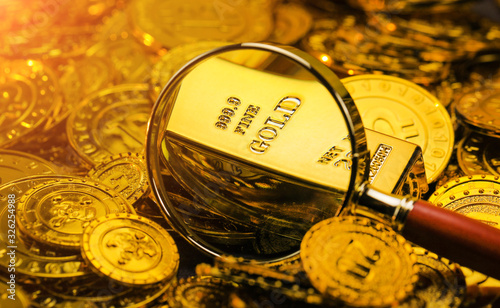 Wallpaper Mural gold bullion Torontodigital.ca