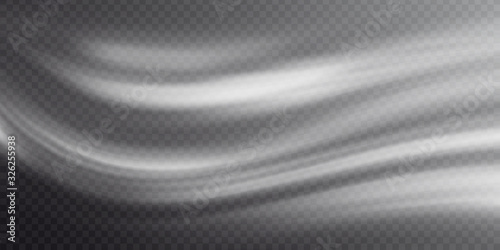 Transparent fog background, panoramic image, vector background, EPS10