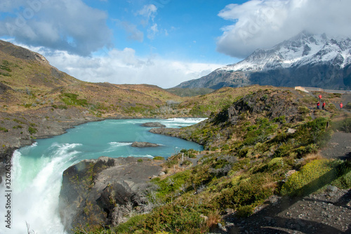 top of waterfall