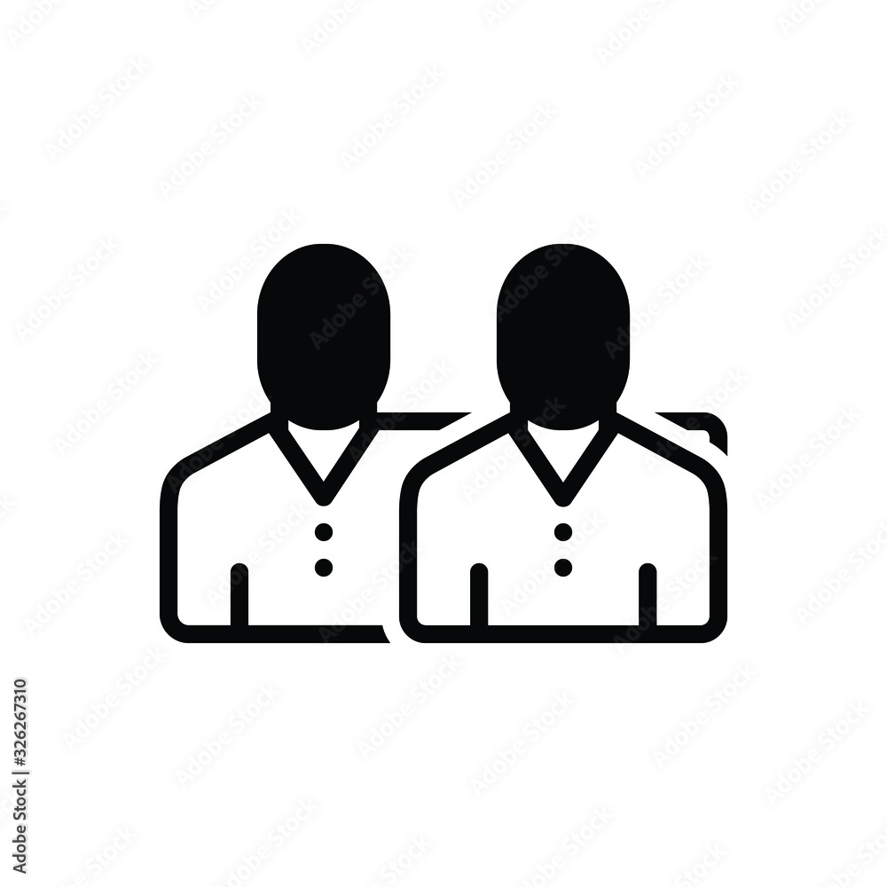 Black solid icon for with Black solid icon for with