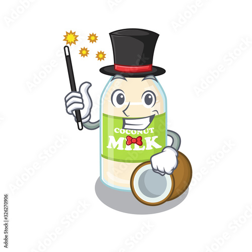 A picture of coconut milk performance as a Magician