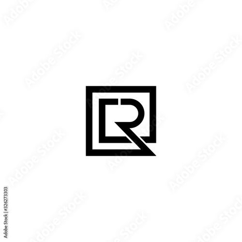 CR RC C R Letter Initial Logo Design