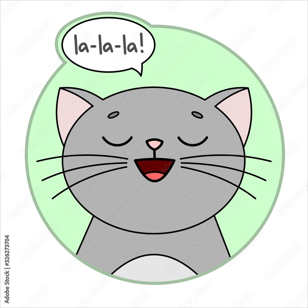 mood, funny cat and icon - image #7655096 on