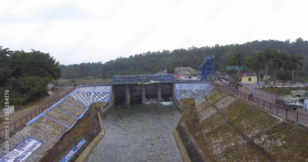 Ramnagar,Uttarakhand/India- Kosi Barrage situated in Ramnagar, Uttarakhand on Kosi River Ramnagar,Uttarakhand/India- Kosi Barrage situated in Ramnagar, Uttarakhand on Kosi River