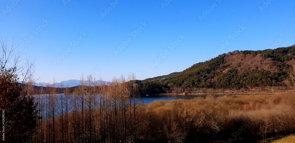 lake in mountains