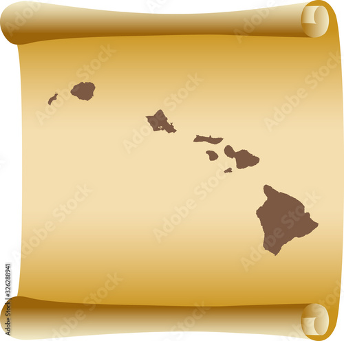 map of Hawaii